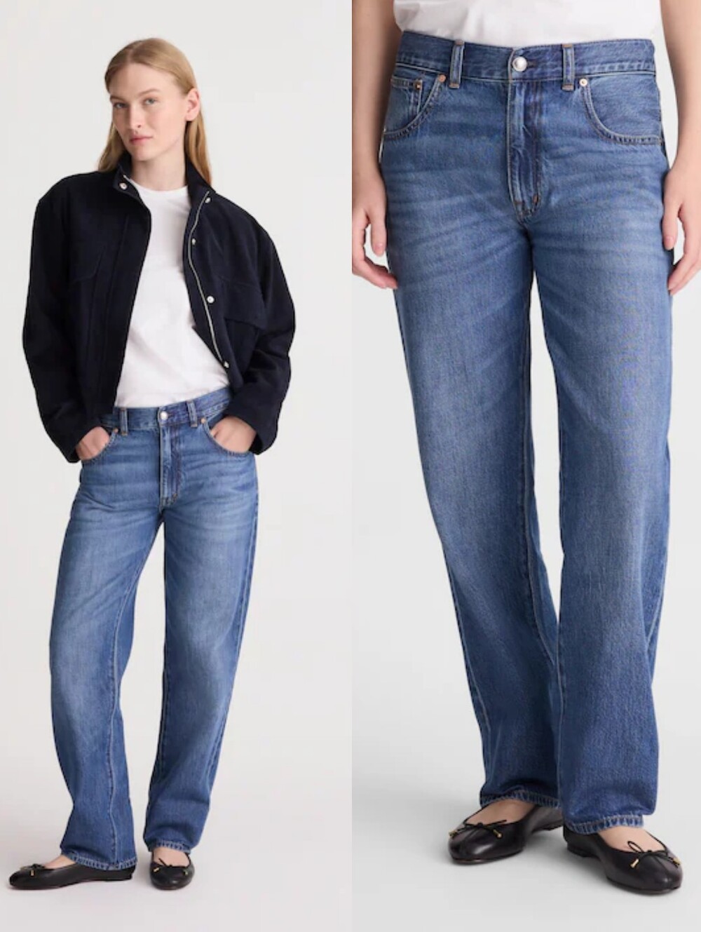 Madewell The Dean Easy Straight Jean in Airy Denim